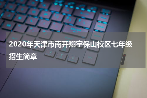 2020年天津市南开翔宇保山校区七年级招生简章