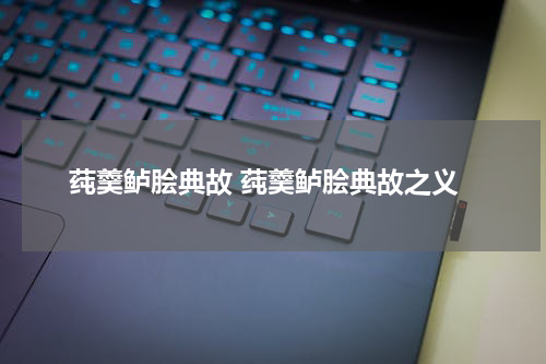 莼羹鲈脍典故 莼羹鲈脍典故之义