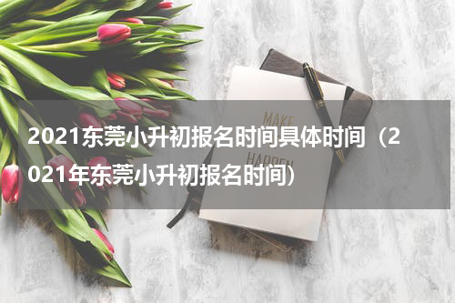2021东莞小升初报名时间具体时间（2021年东莞小升初报名时间）