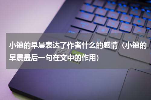 小镇的早晨表达了作者什么的感情（小镇的早晨最后一句在文中的作用）