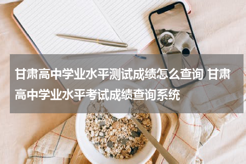 甘肃高中学业水平测试成绩怎么查询 甘肃高中学业水平考试成绩查询系统