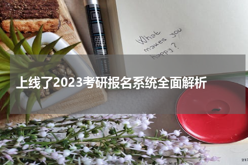  上线了2023考研报名系统全面解析