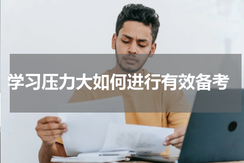  学习压力大如何进行有效备考